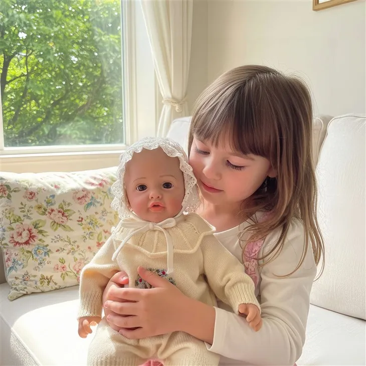 Betty 16-Inch Platinum Silicone Reborn Baby Doll